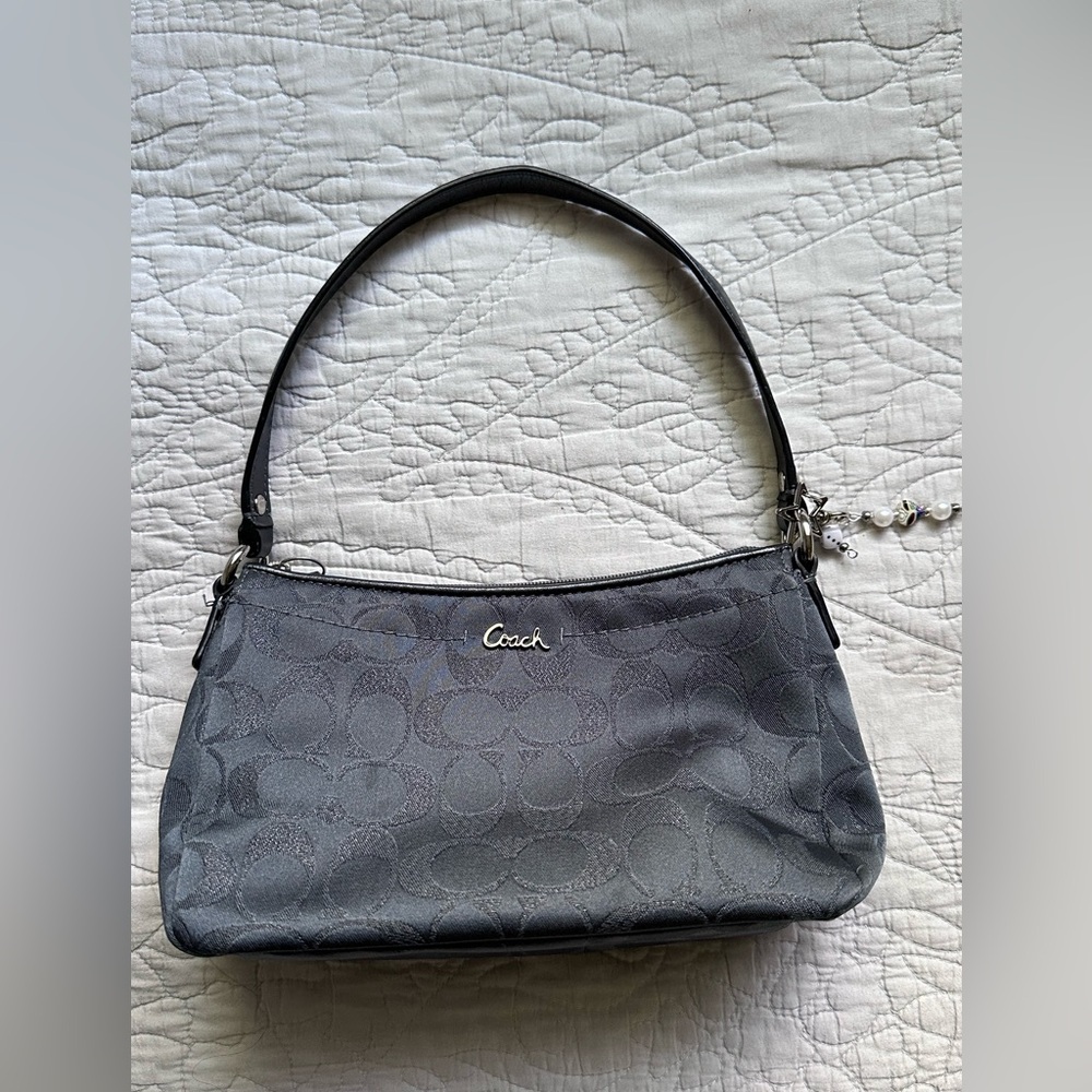 Coach Small Dark Grey Mini Bag
